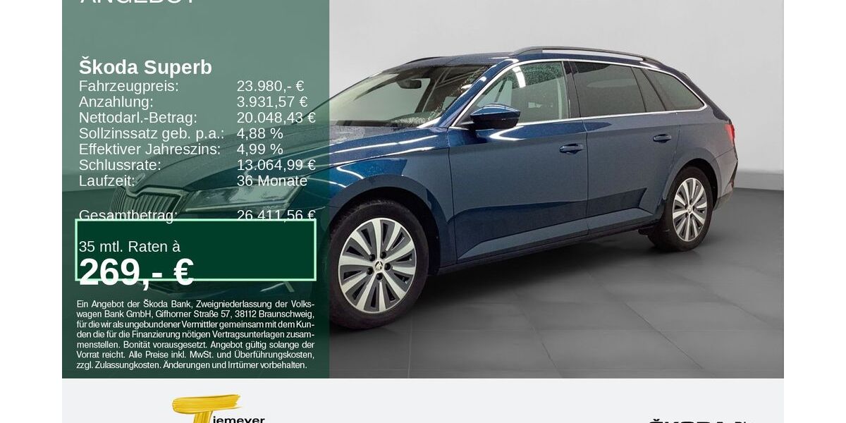 Skoda Superb 55.428 km 21.980 &euro; Bochum 44809