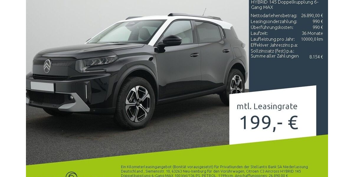 Citroen C3 Aircross 1.500 km 26.939 &euro; Dortmund 44263