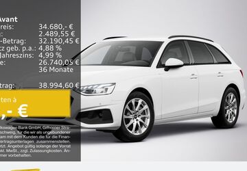 Audi A4 36.863 km 33.830 &euro; Bochum 44809