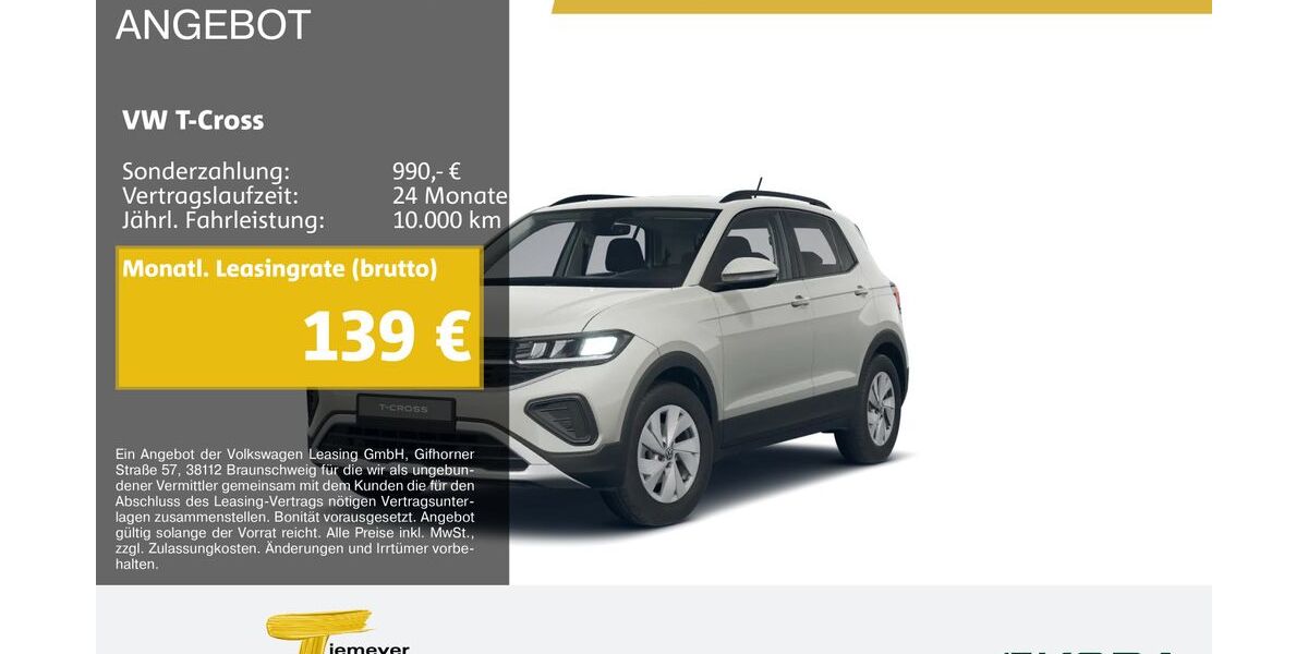 VW T-Cross 16.364 km 19.810 &euro; Bochum 44809