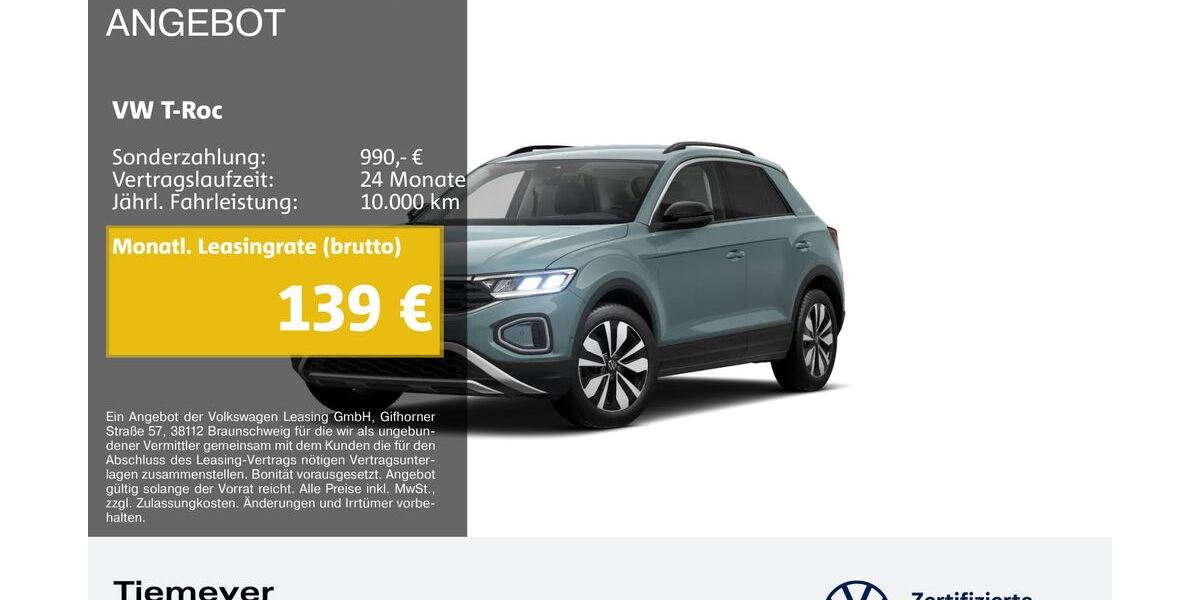 VW T-Roc 19.690 km 22.550 &euro; Bochum 44892