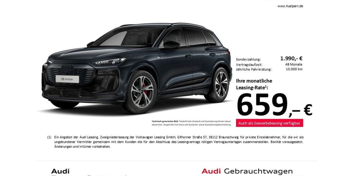Audi Q6 e-tron 11.667 km 66.788 &euro; Dortmund 44143