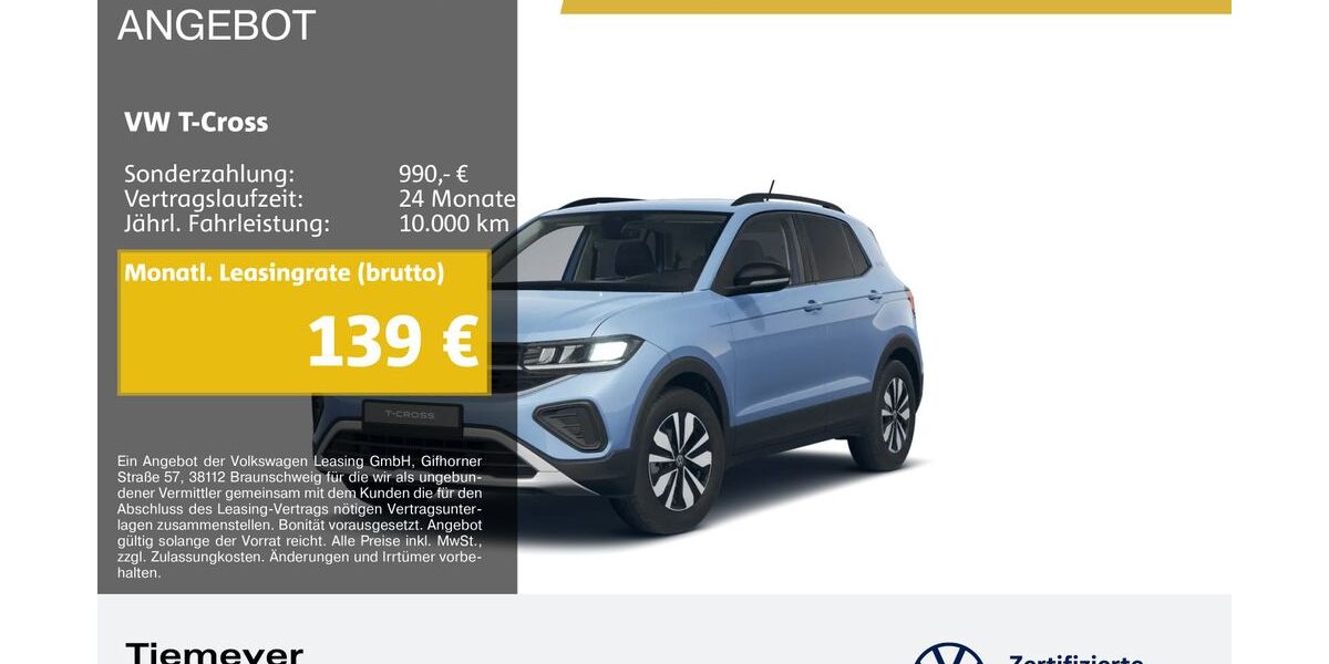 VW T-Cross 5.853 km 20.840 &euro; Bochum 44892