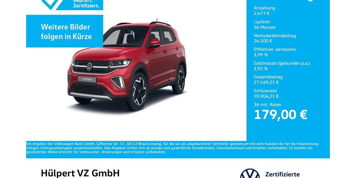 VW T-Cross 7.041 km 25.733 &euro; Dortmund 44379