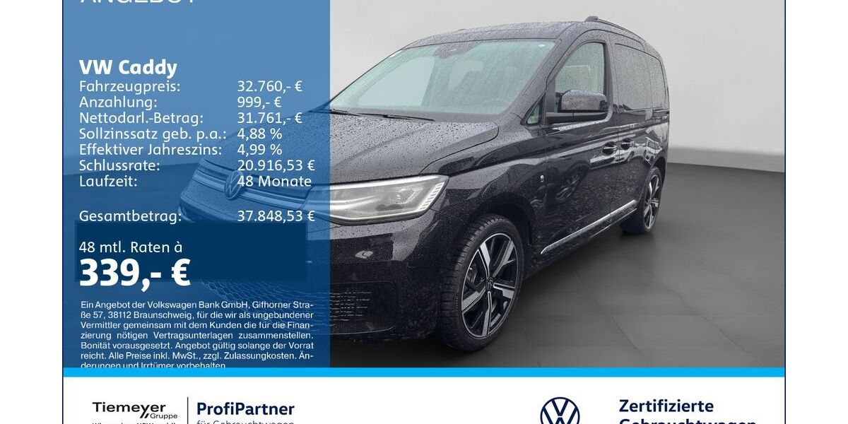 VW Caddy 26.911 km 32.760 &euro; Recklinghausen 45663