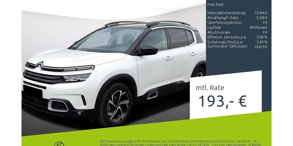 Citroen C5 Aircross 11.835 km 15.970 &euro; Dortmund 44263