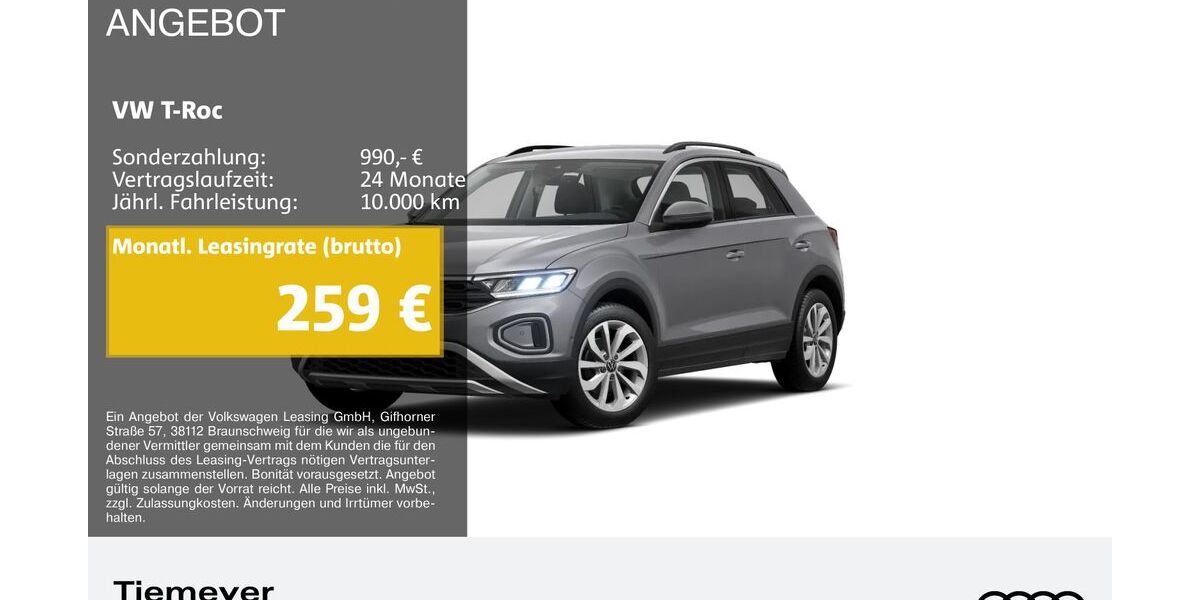 VW T-Roc 16.836 km 26.480 &euro; Bochum 44809