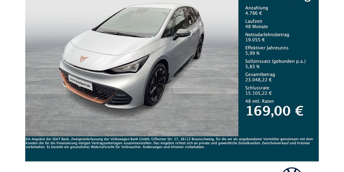 Cupra Born 44.510 km 24.333 &euro; Dortmund 44379