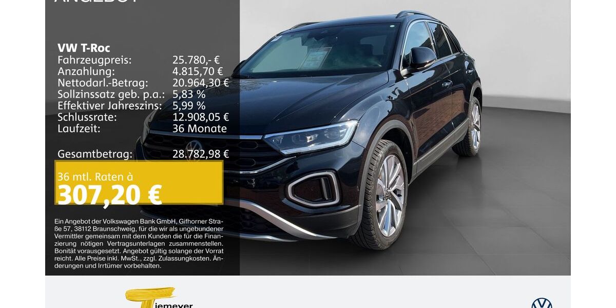VW T-Roc 18.083 km 25.680 &euro; Recklinghausen 45663