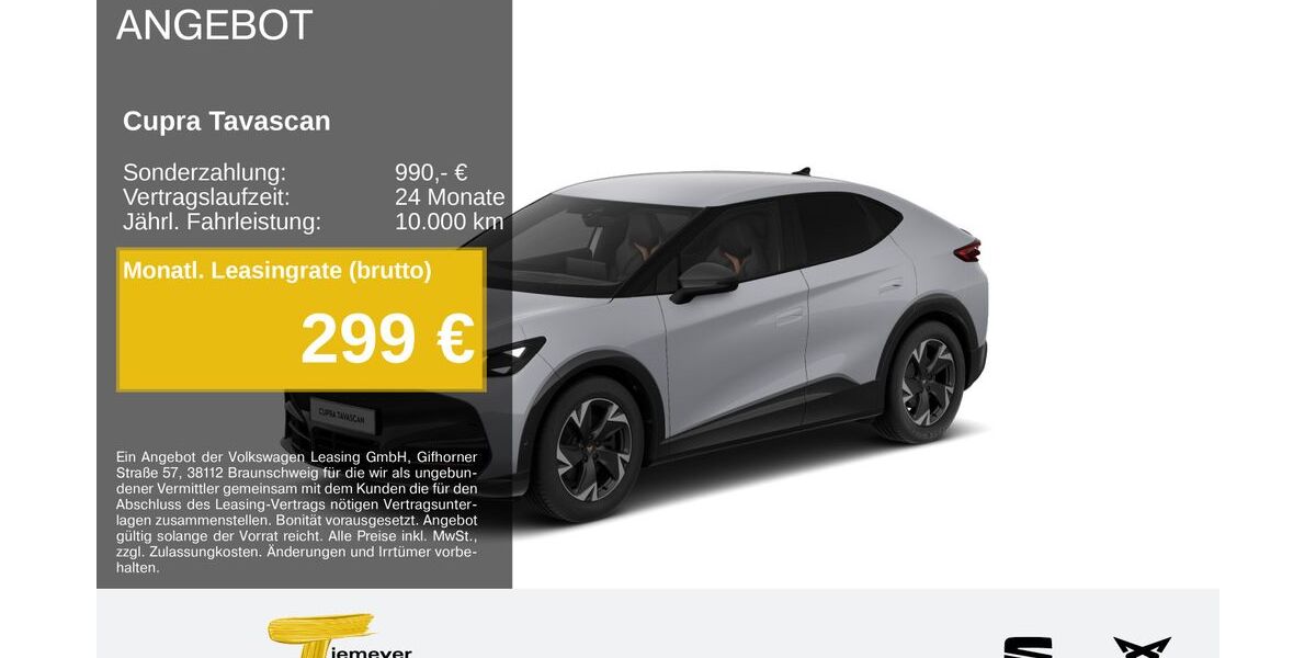 Cupra Tavascan 14.479 km 38.780 &euro; Bochum 44809