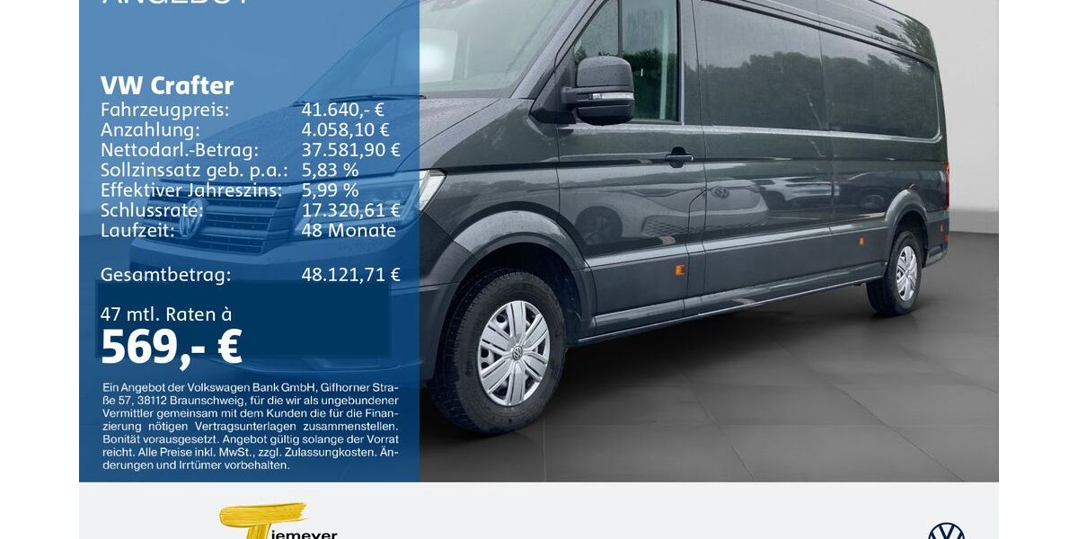 VW Crafter 76.995 km 41.640 &euro; Bochum 44892