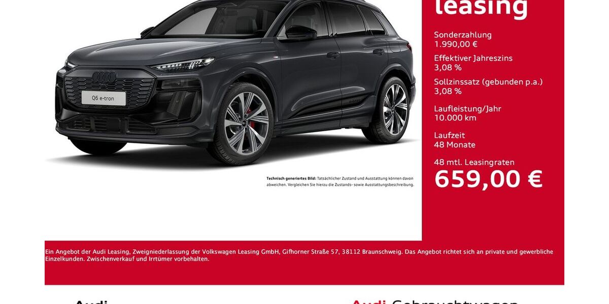 Audi Q6 e-tron 8.628 km 67.411 &euro; Dortmund 44143