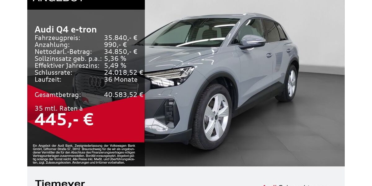 Audi Q4 e-tron 46.127 km 34.980 &euro; Bochum 44809