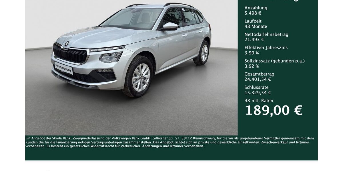 Skoda Kamiq 2.779 km 25.770 &euro; Dortmund 44269