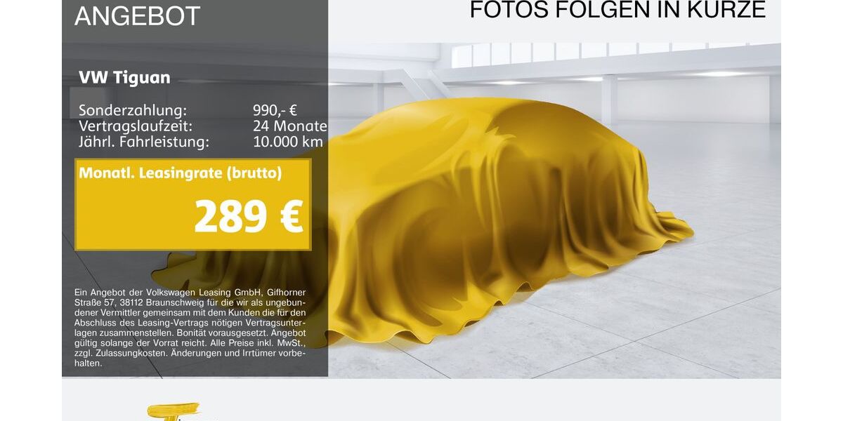 VW Tiguan 9.262 km 42.690 &euro; Bochum 44892