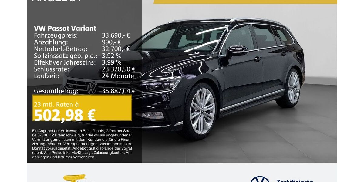 VW Passat Variant 62.844 km 31.970 &euro; Bochum 44892