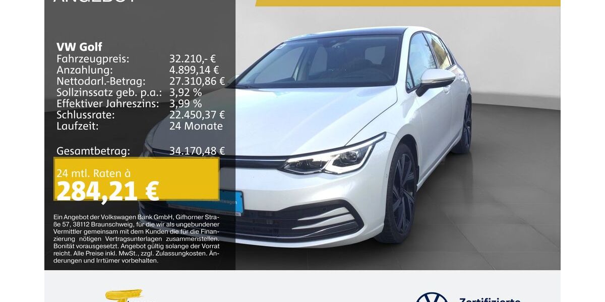 VW Golf 20.354 km 31.490 &euro; Gelsenkirchen 45894
